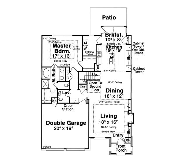 First Floor image of ASCOT House Plan